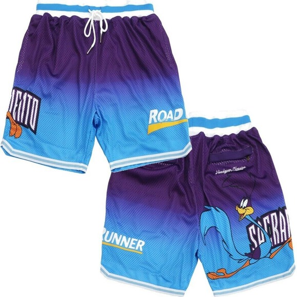 Road Runner Sacramento Kings Men's Headgear Classics Mesh Basketball Shorts